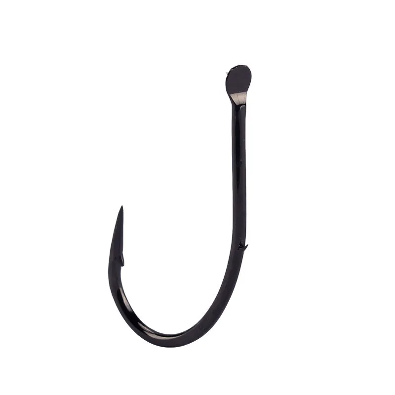 Mustad сельди Карп Черный рыболовные крючки с задней ножом 4-19# Высокоуглеродистая сталь сильные кривые рот колючие Крючки рыболовные снасти