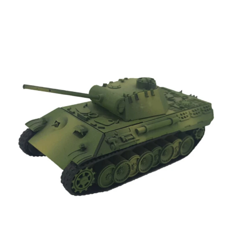 

WWII German Soldier Tiger Panther DIY 4D Assembe Parts 1/72 Tank Model Kit Toy