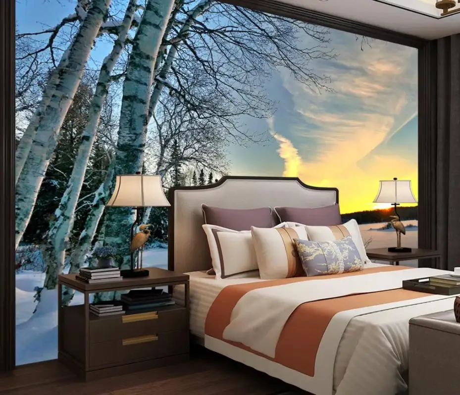 modern wallpaper for living room birch snow mural 3d wallpaper 3d wall papers for tv backdrop modern wallpaper for living room birch snow mural 3d wallpaper 3d wall papers for tv backdrop