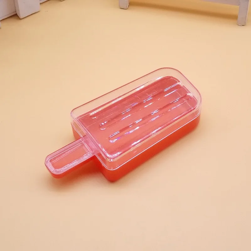 Творческий эскимо формы пластиковые свадебные конфетница, Детская Подарочные коробки на день рождения палкой лед коробки конфет W8550