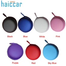 Home Wider Hot Selling New Colourful Portable Mini Round Hard Storage Case Bag for Earphone Headphone SD TF Free Shipping Dec19