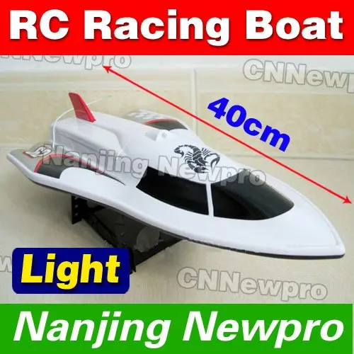 40CM 4 Frequencies RC Racing Boat Electric Radio Remote Control High