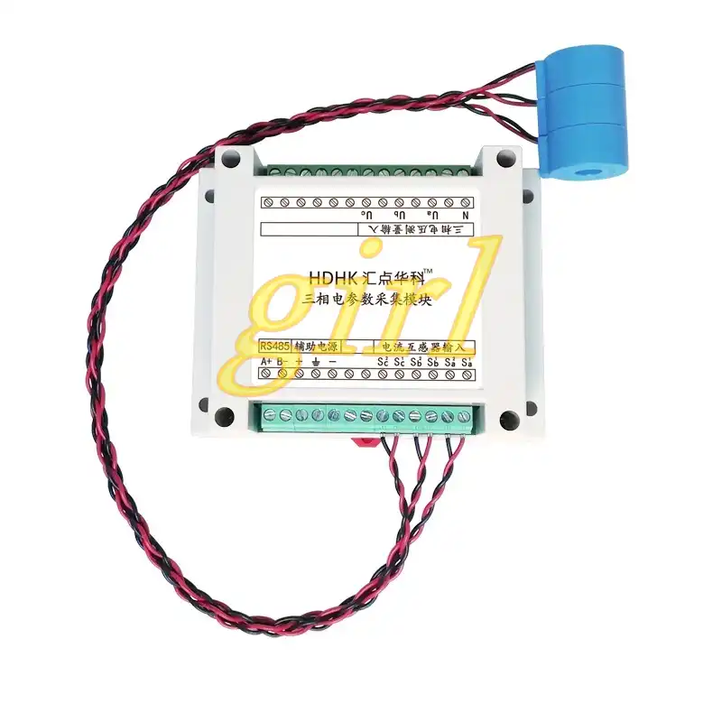 Eight AC current acquisition module MODBUS RTU protocol RS485 current