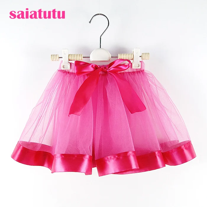 rose red Baby Tutu girl Skirts Princess pettiskirt ballet dance tutu