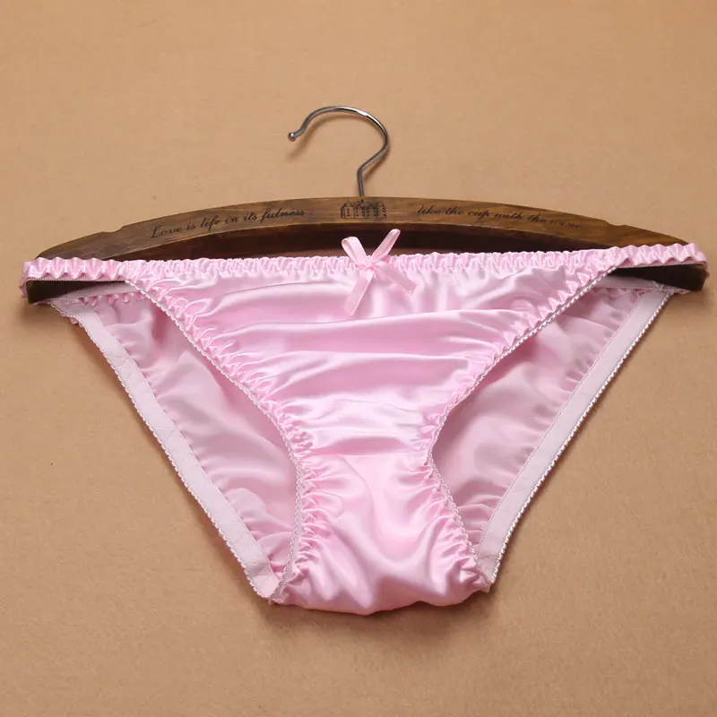 Женские шелковые трусики с заниженной талией M/L/XL/XXL|silk panties women|pure silk woment thong |