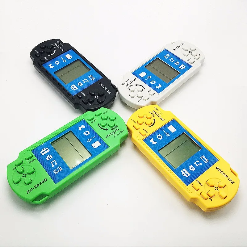 2 шт. детский классический плеер ретро портативный тетрис портативная игровая