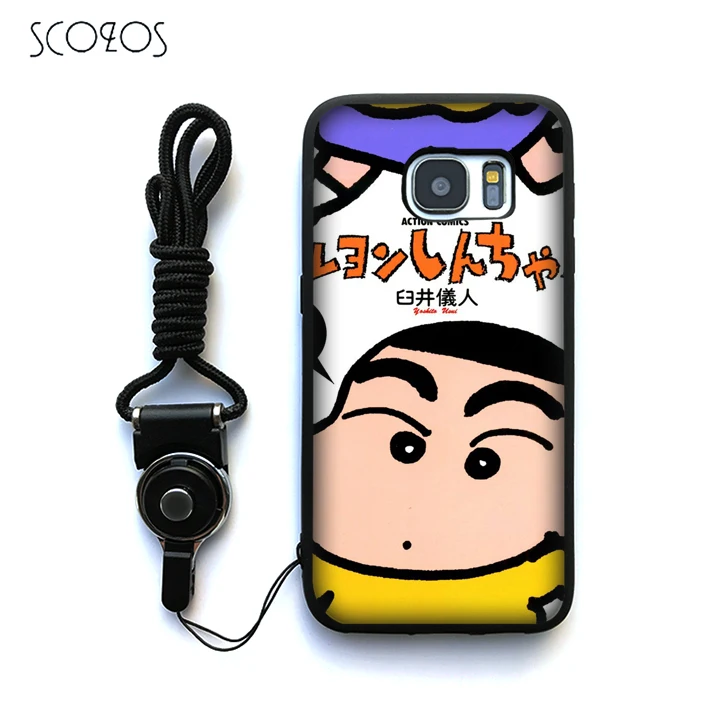 SCOZOS Crayon Shin Chan Silicone Phone Case Cover For Samsung Galaxy S6 S7 edge S8 Plus J3 J5 J7 A3 A5 A7 2016 Note 8 |