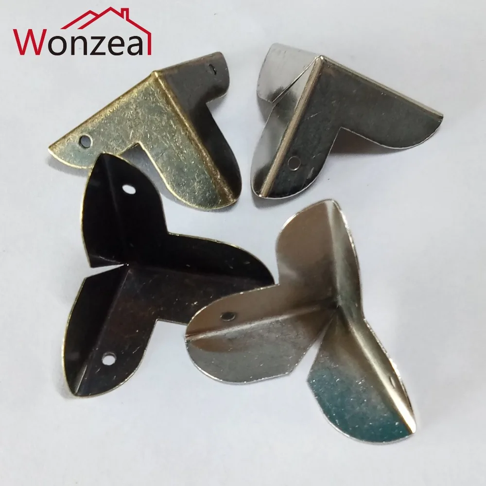 

8pcs 22*23mm Antique brass /Silver wrap angle wooden box corner