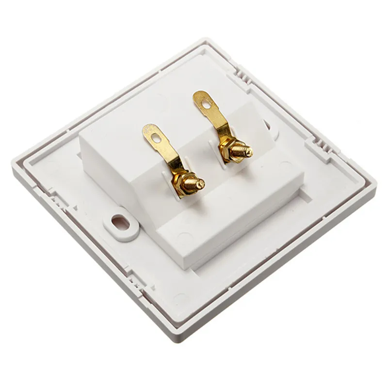 Позолоченный разъем типа банан 2 гнезда для связывания аудио настенная панель
