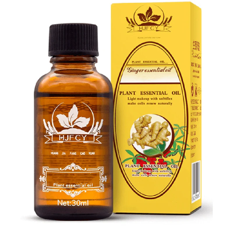 

New Arrival 30ml Natural Plant Therapy Lymphatic Drainage Ginger Oil Natural Anti Aging Massage Oil Body Massage