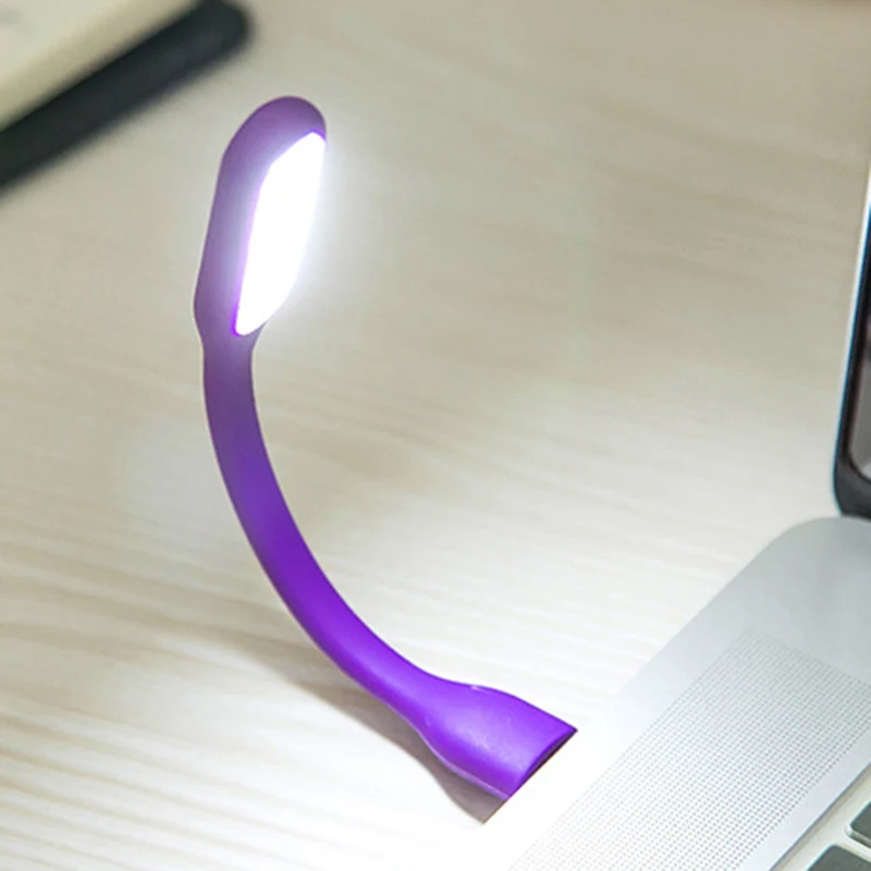 Креативный USB гибкий светильник, портативный мини Супер яркий USB светодиодный светильник, светильник для чтения книг, светильник для мобильных устройств, компьютера, ноутбука