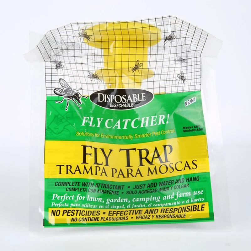

Disposable Flycatcher Bag for Home/Garden/Outdoor Fly Catcher Trapper Insect Flies Killer Flycatcher Fly-trapping Attractant