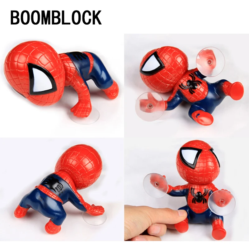 

1X Car 3D Spiderman Styling Suckers For Citroen C4 C5 Hyundai Solaris I30 Ix35 Creta Ford Fiesta Fusion Opel astra j Accessories
