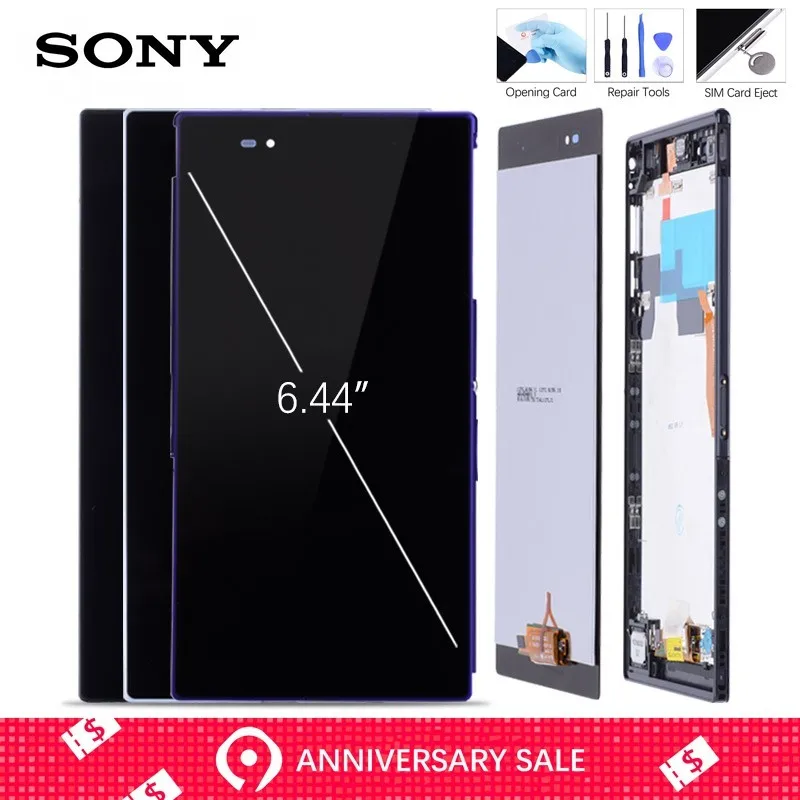 

Original LCD For SONY Xperia Z Ultra Display Touch Screen Digitizer For SONY Xperia Z Ultra Display XL39h XL39 C6833