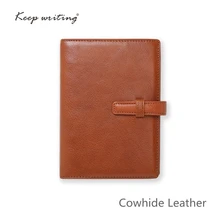 Тетрадь из яловой кожи с 45 листов 100gsm бумага выстроились страниц канцелярские небольшой повестки дня журнал Примечания из натуральной кож