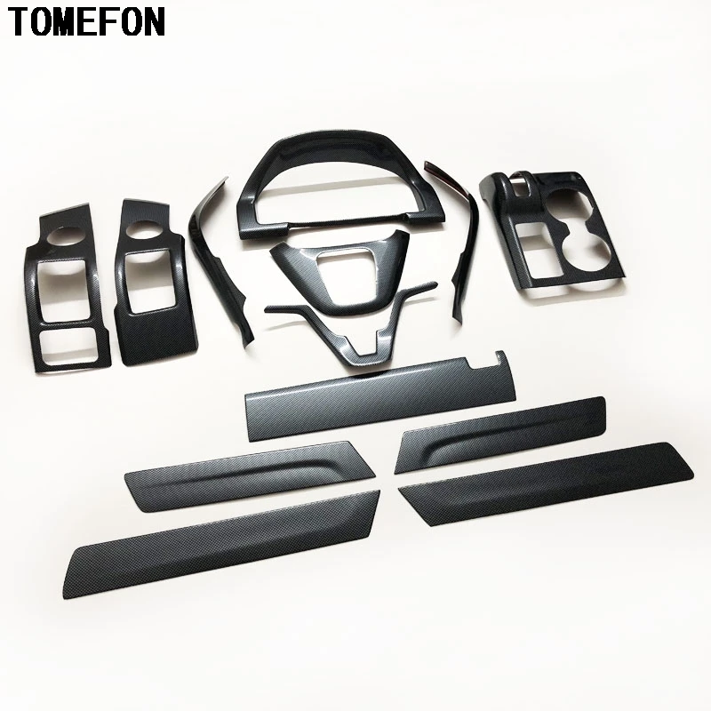 Комплект автоаксессуаров TOMEFON для Honda CRV 2007 2008 2009 2010 LHD ABS углеродное волокно краска