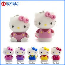 USB3.0, HelloKitty Usb Flash Drive 64 ГБ Pen drive 32 ГБ Pendrives 4 ГБ 8 ГБ 16 ГБ супер скорость U Диск Флэш-Карты USB 3.0 Memory stick
