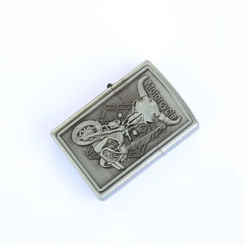 

Fashion Retro Metal Kerosene Oil Lighter Fire Unique Gasoline Windproof Refillable Cigarette Lighter Man Gadgets Best gift