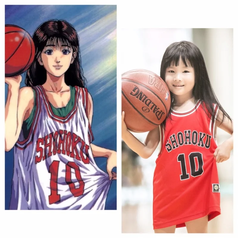 Slam Dunk Shohoku High School No.10 Hanamichi Sakuragi жилет для косплея красный баскетбольный