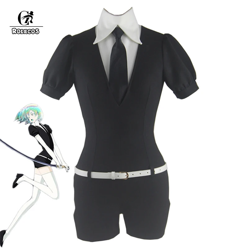 

ROLECOS Land of the Lustrous Phosphophyllite Cinnabar Diamond Bort Morganite jumpsuits Suits Coat Jacket Uniform Cosplay Costume