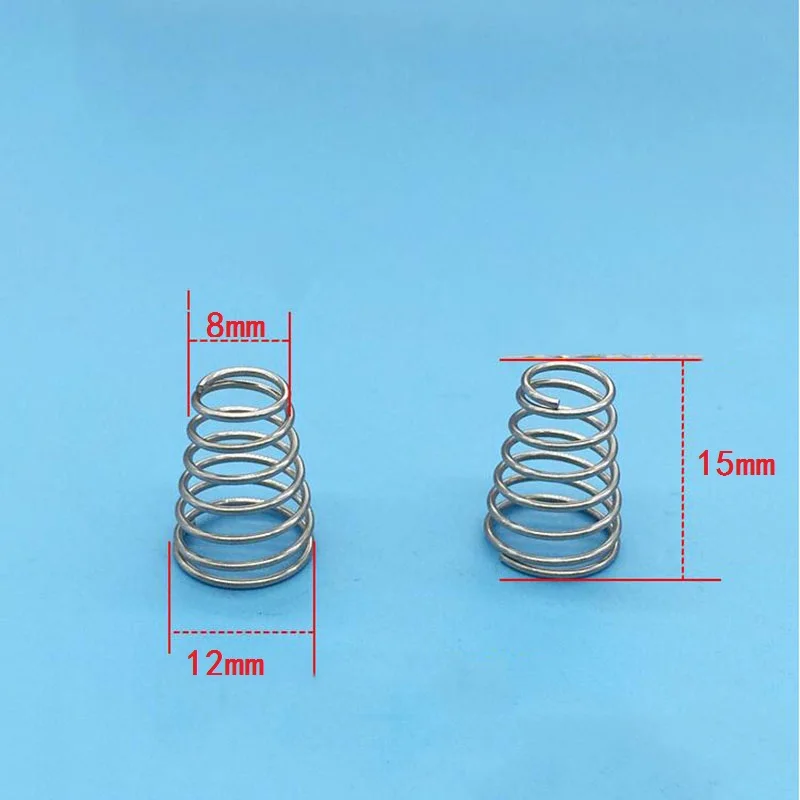Пагода пружина конические пружины сжатия провода d0.8мм OD 8 мм* 12 мм высота 15 мм X20