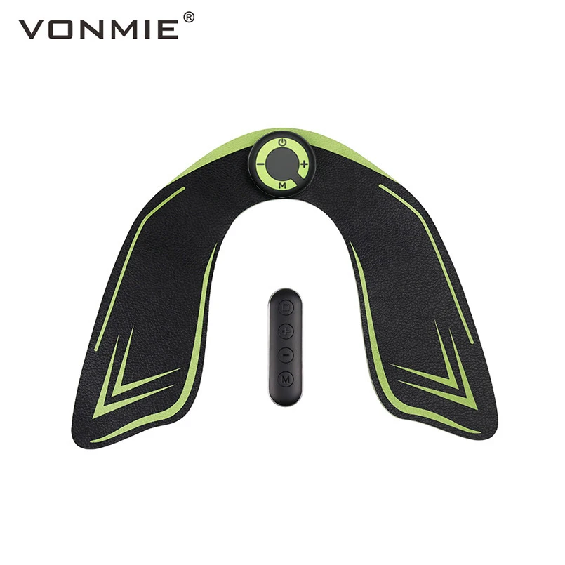 VONMIE EMS Hip Trainer Electrical Muscle Stimulator ABS Fitness Buttocks Slimming Tens Machine Remote Control USB Rechargeable VONMIE EMS Hip Trainer Electrical Muscle Stimulator ABS Fitness Buttocks Slimming Tens Machine Remote Control USB Rechargeable