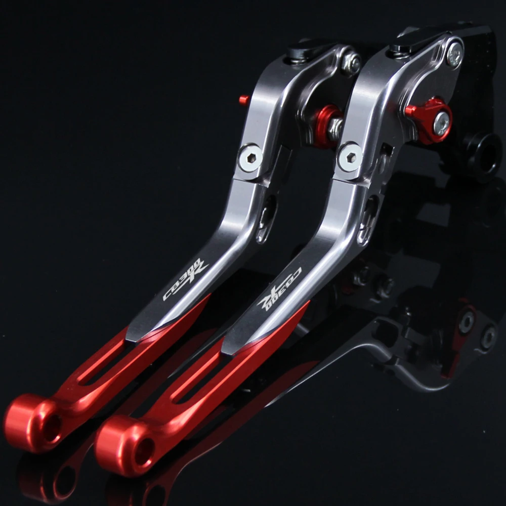 Для Honda CB300R CB 300R 2019 красный + титановый CNC регулируемый складной выдвижной рычаг