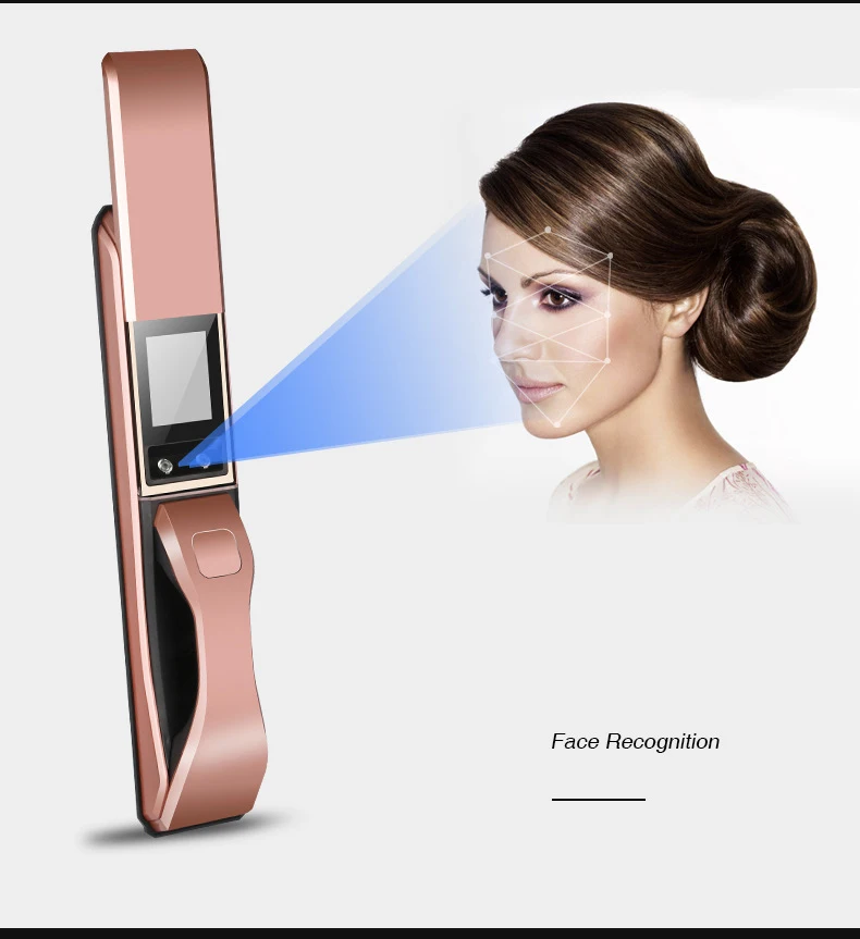 Смарт замок с функцией распознавания лица и отпечатков пальцев|Электрический