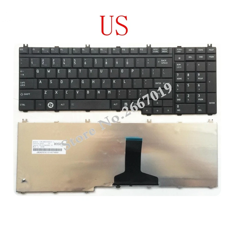  English  FOR TOSHIBA for Satellite P305 P305D L350D P505D L505 L505D L550 L550D L355 L355D P500 L55