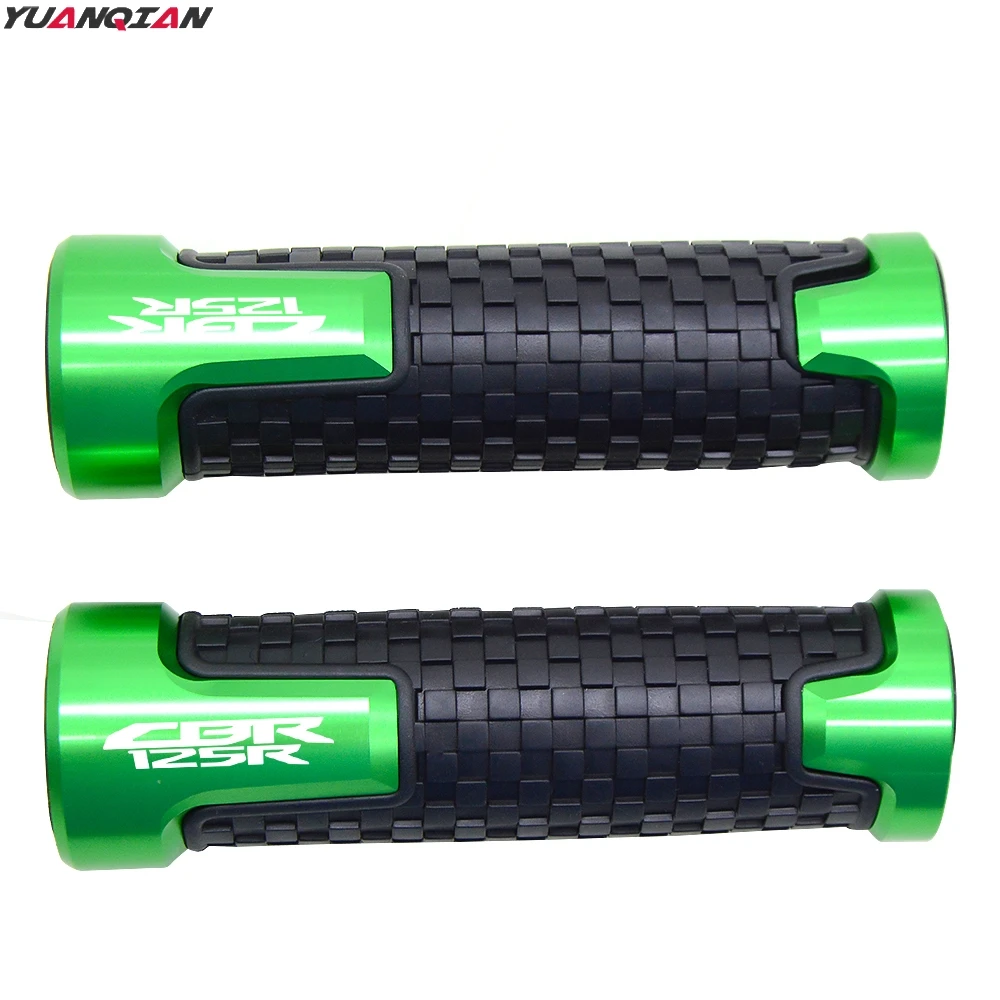 green 7/8 ''22 мм руль мотоцикла рукоятка рукоятки для Honda CBR125R CBR 125R CBR-125R CBR150R CBR 150R CBR 150R 2011 - Цвет: green