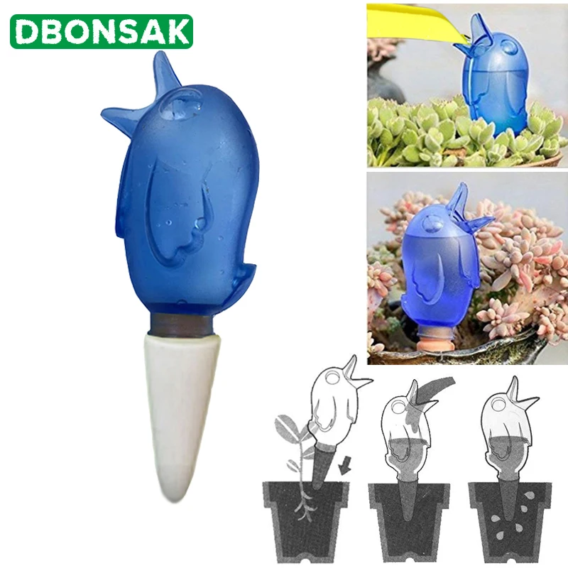 

Garden Automatic Watering Tool Cute Birds Indoor Drip Irrigation Watering System Kit Potted Plant Waterers Spike for Houseplant