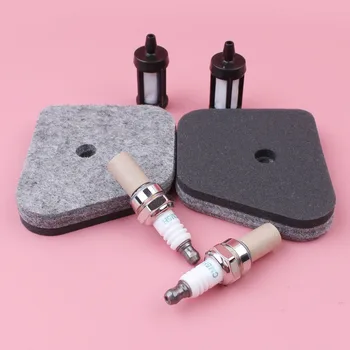 

2 Set Air Fuel Filter Spark Plug Kit For Stihl FS90 FS100 FS110 FS130 4 Mix Trimmer Brush Cutter Engine Part