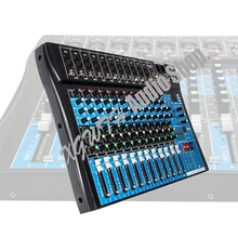 12 каналов Bluetooth DJ миксер 16 DSP цифровые эффекты звуковая микшерная консоль для аудио звукозаписи реверберации выравнивания
