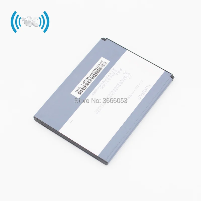 Новинка VK 2000mAh/3 7 WH V TLp020LD Аккумулятор для TCL P308L P318L P307L P586L P589L P606L мобильный телефон