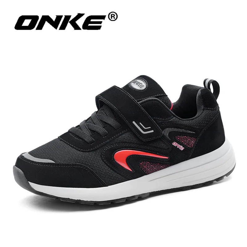 

Onke Brand Sneakers Shoes Men Sport Hook Loop Running Shoes for Man Cushion Gym Zapatillas Women Breathable Road Jogging Zapatos