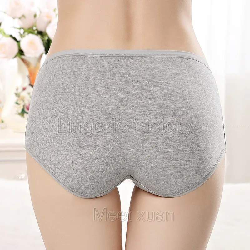 6XL Women's Cotton Panties Female Plus size Breathable Briefs Sexy Underwear Women Cotton Crotch Lingerie Intimates