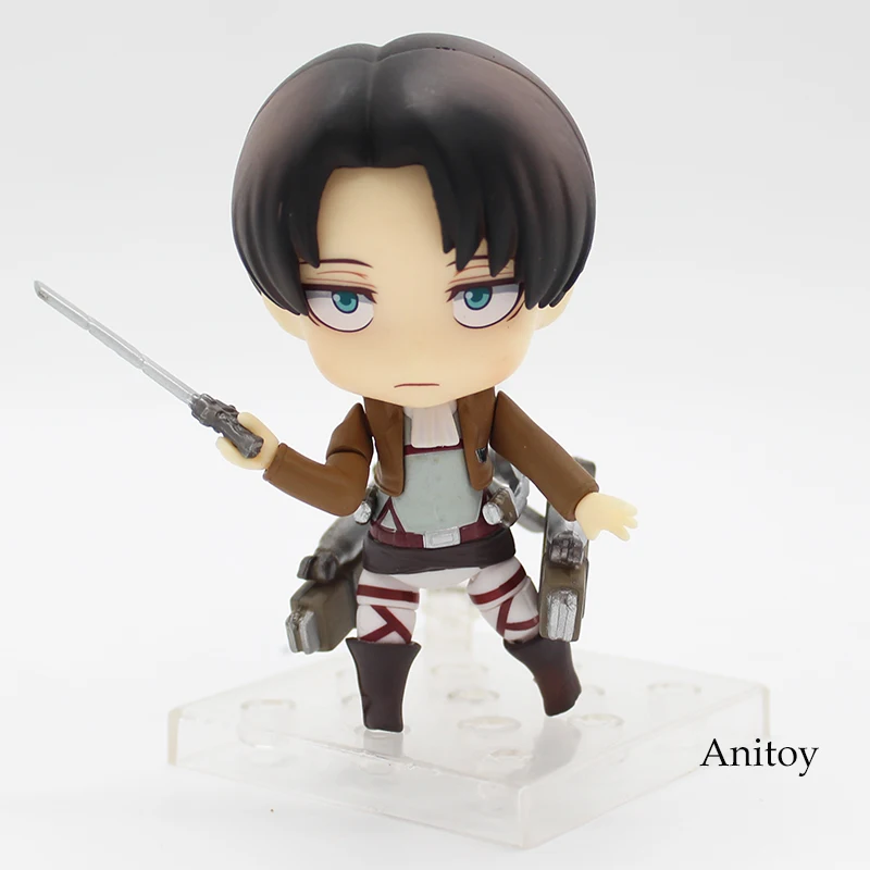 Атака на Титанов Nendoroid 390 Shingeki no Kyojin Скаутинг Легион Леви риваиль ПВХ фигурка Модель Коллекция игрушек KT036