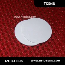 CT30mm RFID ПВХ диск тег промышленности монета бирка 13,56 МГц 2048BIT R/W TI ISO15693 ISO18000-3 с биркой-это HF-I плюс(TI2048) чип