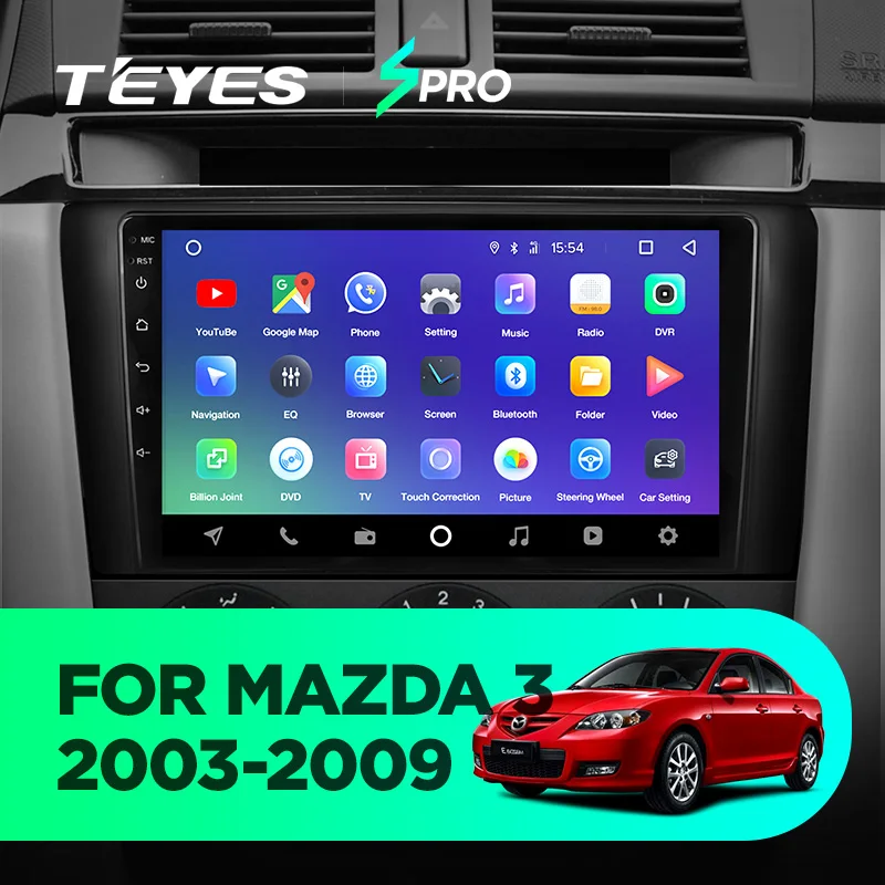 Best TEYES SPRO Car Radio Multimedia no 2 din android Video Player Navigation GPS For Mazda 3 BK 2003-2009 1