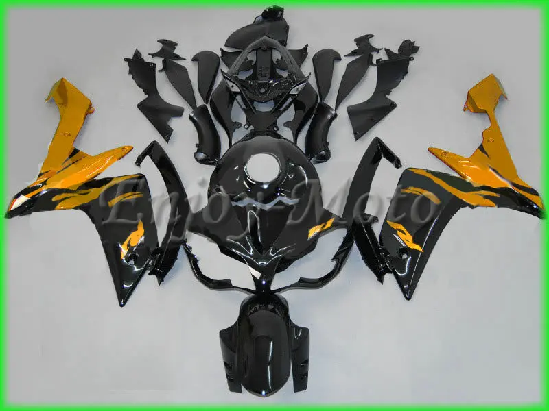 ABS Glossy Injection Gold Black Fairing Fit YZF-R1 YZF1000 R1 07 08 Cover Race Seat Screw Windshield + Free 5 Gifts | Автомобили и