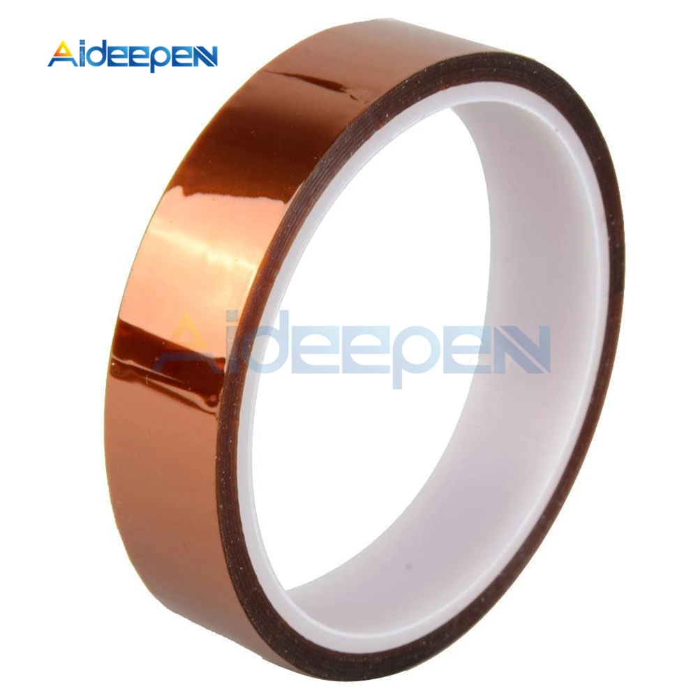 

20mm 2cm X 30M High Temperature Polyimide Tape Heat Resistant Insulation Kapton Polyimide Film Adhesive Tape