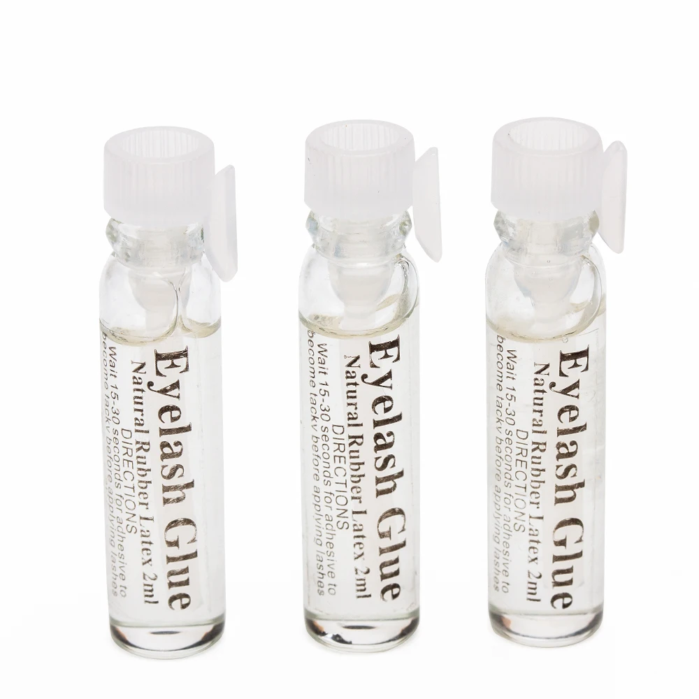 

2ml Clear Eyelash Glue Portable Waterproof Clear False Eyelash Glue Adhesive High Quality Eye Lashes Extension Makeup Tools