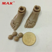 1/6 Soldier Bare Feet+Connector for 12'' HT DAM TC Action Figure Body Toys Free Shipping военные игрушки для детей dam toys dam 78018 1 6 fsb