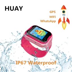 Дети gps трекер часы 4 г умные фунтов Wi Fi местоположение SOS вызова экран 1,44 'Камера WhatsApp Wechat часы для детской Q403