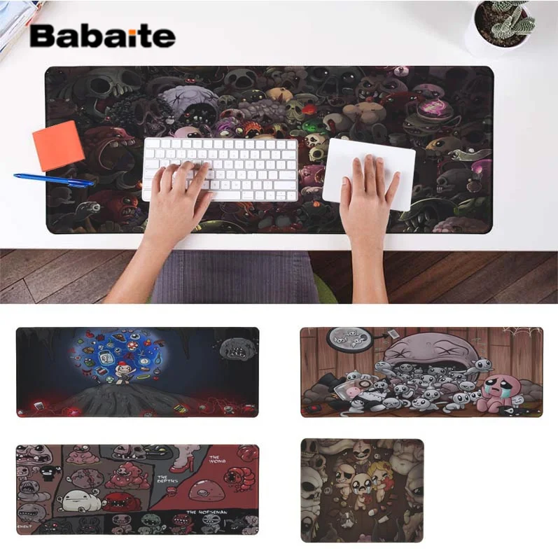 

Babaite Beautiful Anime The Binding of Isaac Silicone large/small Pad to Mouse Game Rubber PC Computer Gaming mousepad