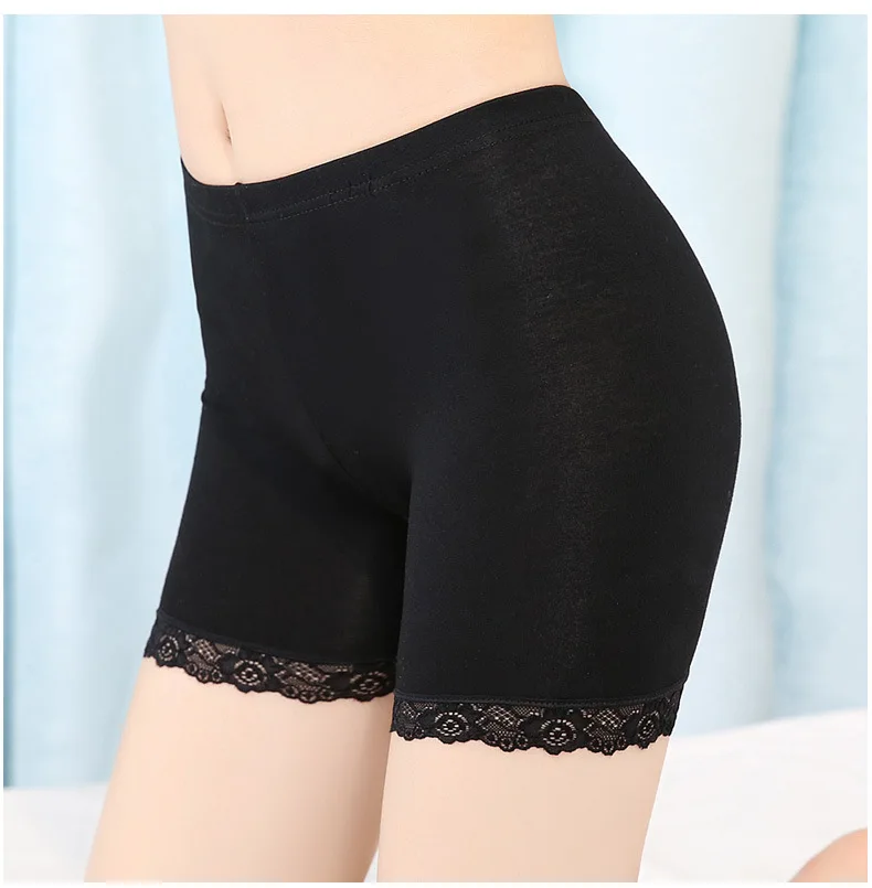 

Black white color lace soft confortable Women Lingerie Safe Short Pants Summer Seamless boyshort Sexy Lady Pants Boxers Shorts
