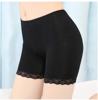 

Black white color lace soft confortable Women Lingerie Safe Short Pants Summer Seamless boyshort Sexy Lady Pants Boxers Shorts