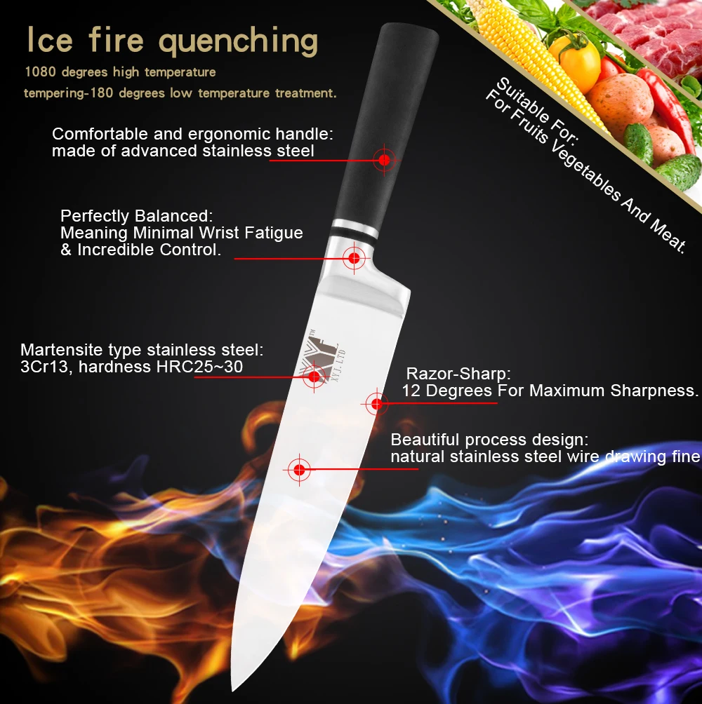 Нож xyj инструменты кухонные ножи для приготовления овощей утилита Santoku шеф-повара нарезки хлеба ножи из нержавеющей стали кухонные инструменты аксессуары
