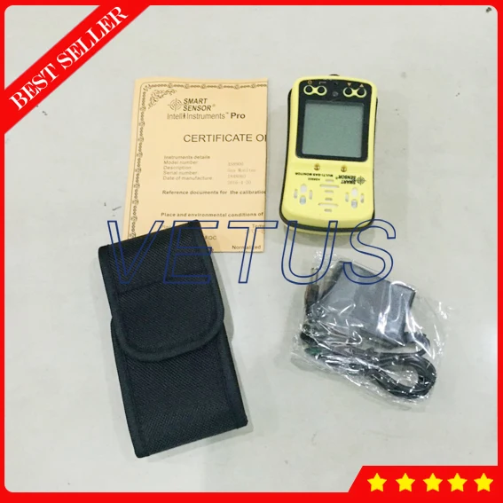 

AS8900 4 in 1 Multi Gas Monitor Handheld Gas detector Oxygen Hydrothion O2 H2S CO Combustible Gas Analyzer