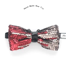 3 цвета галстук-бабочка для мужчин ручная работа с пайетками мода галстук-бабочка бизнес Свадебные Вечернее ожерелье Kravat Gravata галстук подарок